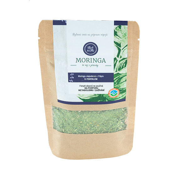 Moringa s feniklom - detox, nadúvanie