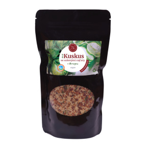 Kuskus se sušenými rajčaty a moringou Kuskus se sušenými rajčaty a moringou