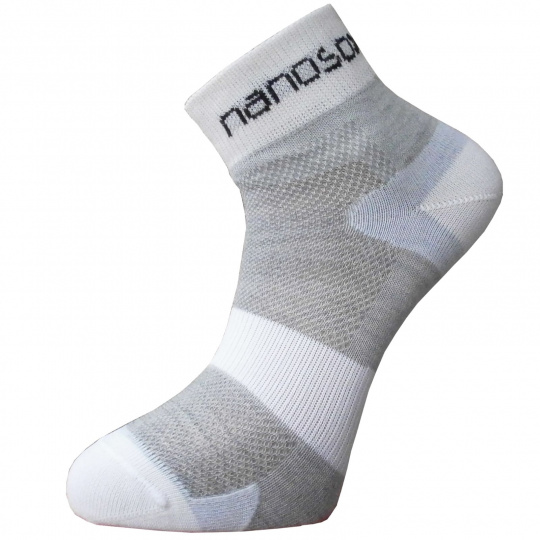 nanosox SPORT CYCLON ponožky .biela+farba