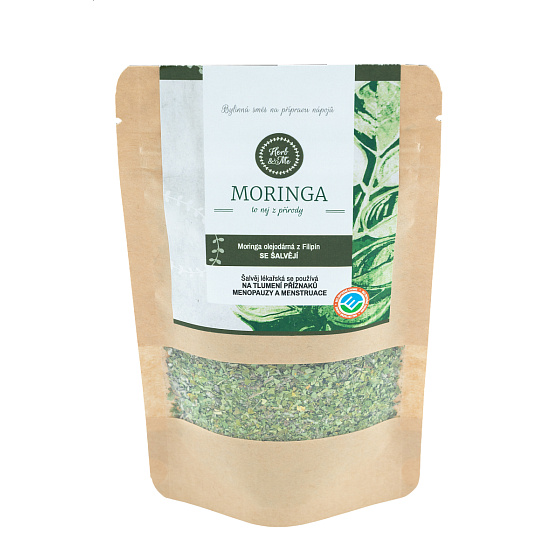 Moringa so šalviou - korenie aj čaj