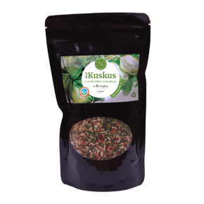 Kuskus s medvědím česnekem a moringou Kuskus s medvědím česnekem a moringou